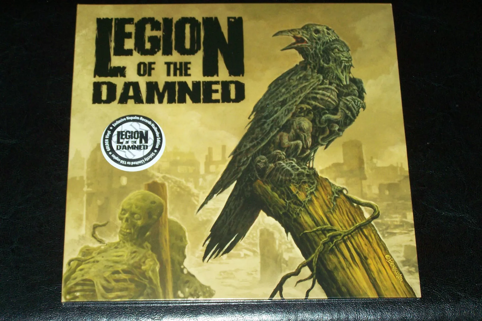 LEGION OF THE DAMNED - Ravenous Plague GOLDEN Vinyl Gatefold 150 COPIES - $51.65