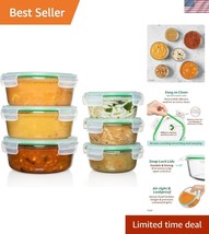 Airtight Glass Tupperware Set [6-Pack] - Leak-proof, Dishwasher &amp; Freeze... - $54.00