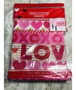 Ship N 24 Hours. New-Valentine’s Day Table Cover. 54x108 Inches. “Love”. - €8,52 EUR