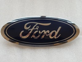 Tailgate emblem logo in chrome &amp; blue for 2015-2018 Ford F-150 F150. 9.5... - $17.50