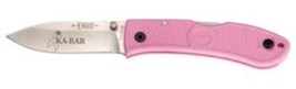 Kabar 4062PK Dozier Folding Hunter Pocket Knife Pink 3in Blade - $21.84