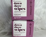 Goodwipes Down There Wipes Rosewater+Bamboo, TOTAL 32 ct - $9.49