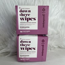 Goodwipes Down There Wipes Rosewater+Bamboo, TOTAL 32 ct - £7.46 GBP
