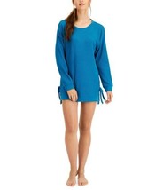 Jenni Womens Cotton Waffle Pajama Tunic Size X-Small Color Celestial - £26.04 GBP