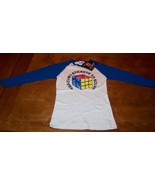 VINTAGE STYLE TEEN Juniors RUBIK&#39;S CUBE Puzzle Long Sleeve T-shirt MEDIU... - €16,98 EUR