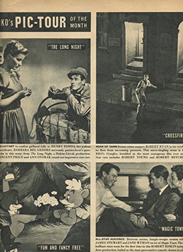 Henry Fonda Barbara Bel Geddes original clipping magazine photo 1pg 9x12... - $4.89