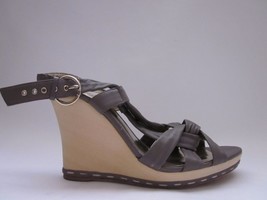 Charles by Charles David Turbulent Wedge Sandals Dark Taupe Women&#39;s 10 - £31.14 GBP