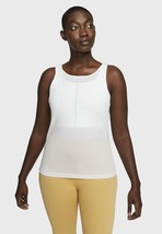 Nike Women&#39;s Yoga Ruche Tank White, Large, NEW W TAG - $24.00