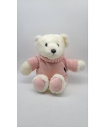 Ralph Lauren “The Romance Bear” White Teddy Bear Pink Hoodie Sweater Plush - £24.94 GBP