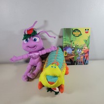 A Bugs Life Plush Heimlich Caterpillar and Princess Dot and Flick + Book - $15.95