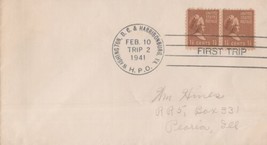 ZAYIX US Cover Highway Post Office HPO First Trip Harrisonburg VA &amp; DC 0324M0020 - £1.73 GBP