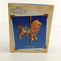 Hallmark Keepsake Christmas Ornament Carousel Ride Majestic Lion #1 Vintage 2004 - £15.78 GBP