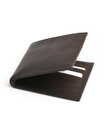 Style n Craft 391003 Slim Bifold Hipster Dark Brown Leather Wallet - $589.04 MXN