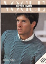Vtg Vogue Mens Knits 25 Designs Tennis Sailing Ski Cricket Sweaters Patt... - $13.99