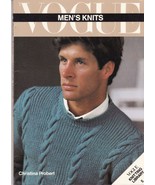 Vtg Vogue Mens Knits 25 Designs Tennis Sailing Ski Cricket Sweaters Patt... - €11,87 EUR