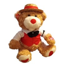 Cuddle Barn Teddy Bear B. Sharp Plush Sings Book of Love Animated Stuffed Animal - £22.52 GBP