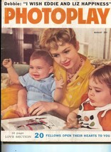 Photoplay-Debbie Reynolds-Marilyn Monroe-Roger Smith-Edd Byrnes-Aug-1959 - £34.74 GBP
