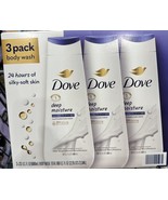 NEW Dove Deep Moisture 24hr Silky Skin Body Wash 3 Pack 23 oz/680ml! ⭐️ - $22.43