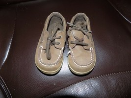 SPERRY TOP-SIDER Dark Brown Intrepid Shoes Size 4M Toddler EUC - £13.42 GBP