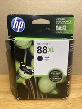 HP 88XL C9396AN Black Ink Cartridge NEW OEM SEALED JUL 2018 - $10.40