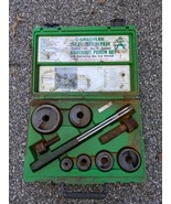 Greenlee 7238SB Limace Buster Knockout Kit Clé à Cliquet Poinçons Set 1/... - €111,22 EUR