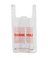 Duro Bag 11916 White &quot;Thank You&quot; Plas-T-Sak, 1600 ct - £32.41 GBP