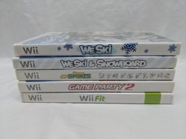 Lot Of (5) Nintendo Wii Active Children&#39;s Party And Sports Ski Games - £39.56 GBP