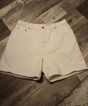 Eddie Bauer Women&#39;s Size 10 White Denim Shorts - $12.20