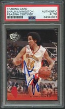 2004 Press Pass #18 Shaun Livingston Signed Card AUTO PSA Slabbed Clippers - £54.66 GBP