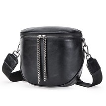 Fashion Leather Crossbody Bags For Women Shoulder Bag  Semicircle Saddle Messeng - £62.45 GBP