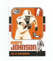 Andre Johnson (U Of Miami) 2003 Press Pass PRE-ROOKIE Old School Insert #OS9 - £3.91 GBP