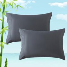 Moccabebe 2 Pc King Size Pillowcases 20x36 Grey Cooling Bamboo Rayon Soft - $3.96 Moccabebe 2 Pc King Size Pillowcases 20x36 Grey Cooling Bamboo Rayon Soft - $3.96