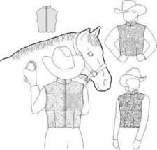 Suitability 4055 Womens &amp; Girls Back Zipper Lace Show Vest Sewing Pattern - £6.38 GBP