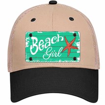 Beach Girl Novelty Khaki Mesh License Plate Hat - £23.17 GBP