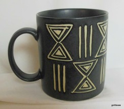 Mug &quot;Mali&quot; Vintage Made in Japan 3.75&quot; Tribal Designs - £11.67 GBP