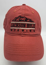 Jackson Hole Wyoming Ouray Adjustable Hat Cap Hike Outdoors Unisex Burnt... - $12.85