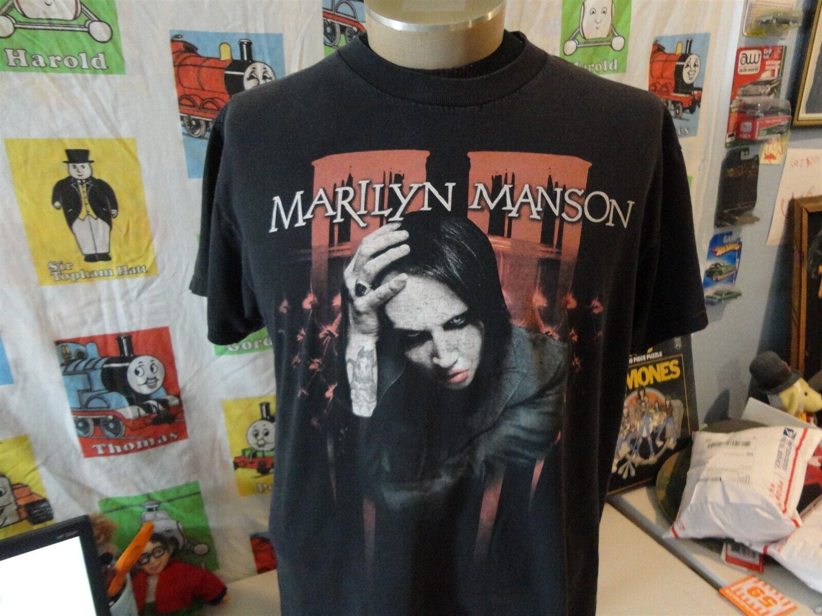 Vintage Marilyn Manson Tour T Shirt L and 50 similar items 