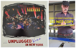 Krist Novoselic signed Nirvana Unplugged 12x12 album photo COA proof autographed - £232.19 GBP