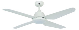 Lucci Air 21299401 132 cm Aria White LED Light with Remote Ceiling Fan - £296.09 GBP