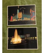 Las Vegas Post Cards Casino Center on Fremont Street Caesar&#39;s Palace 1970&#39;s - £9.86 GBP