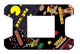 mixed COCKTAIL TABLE graphics PACMAN/Donkey Kong/cocktail Frogger/Space Invaders - £43.96 GBP+
