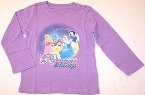 NEW Disney Store Lavender Disney Princess LS Tee T-Shirt, XS (2/3) - £6.54 GBP