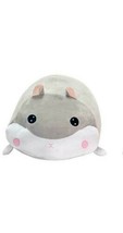 Giant Grey Hamster Plush Pillow. Super Soft 14.5 inches. NWT. - £20.68 GBP