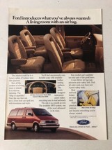 1992 Ford Sedan Vintage Print Ad pa23 - $7.91