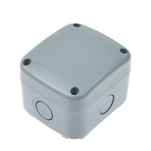 Weatherproof Plastic Grey Junction Box Electrical Enclosure Project Case... - $18.99