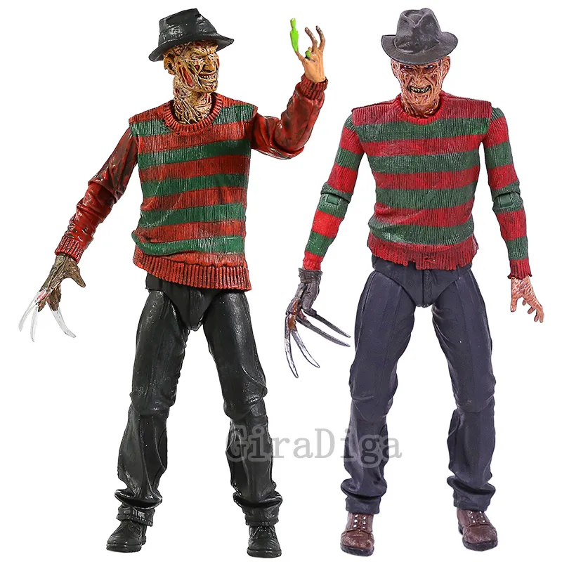 NECA Freddy Krueger 7&#39;&#39; Action Figure Collectible Model Toy - £19.85 GBP+
