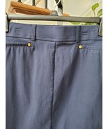NY Collection Women&#39;s Blue Rayon Pull on Straight Knee Length Skirts Siz... - $31.45 CAD