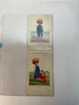 Two Early 1900&#39;s Bernard Wall Postcards Children - £8.55 GBP