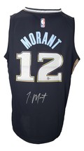 Ja Morant Signed Memphis Grizzlies Black Fanatics Basketball XL Jersey BAS - £381.43 GBP