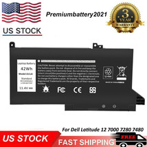 Dj1J0 Laptop Battery For Dell Latitude 12 7280 7290 13 7380 7390 14 7480... - $37.99